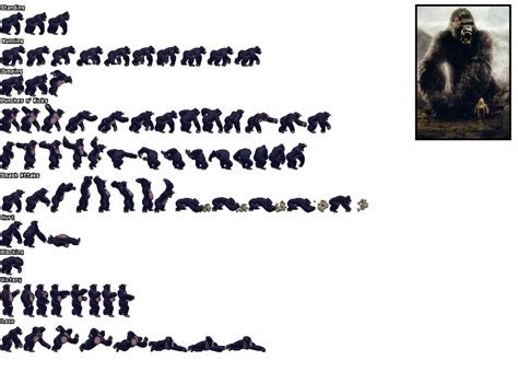 King Kong Sprite Sheet by nicogamer337 on DeviantArt