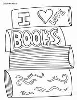 Reading Coloring Pages For Kids sketch template