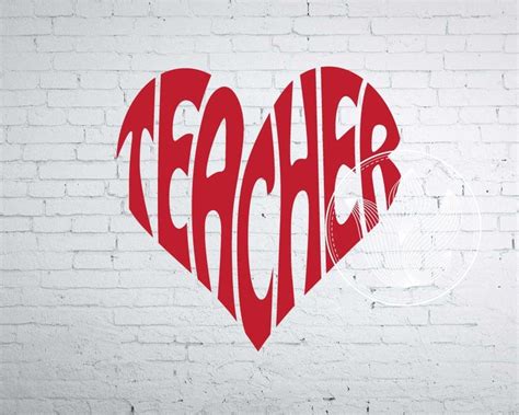 Teacher Word Art Teacher Svg Dxf Eps Png Jpg Teacher Logo | Etsy | Teacher logo, Word art ...