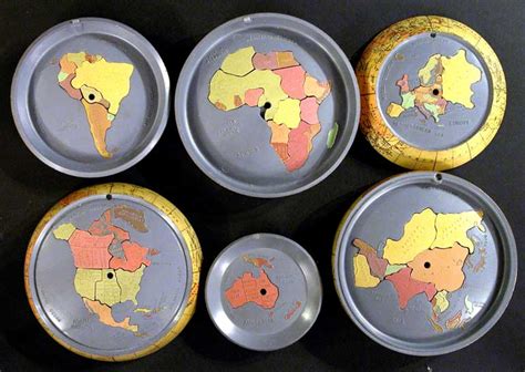 Puzzle Globe1927 by Geographic Educators