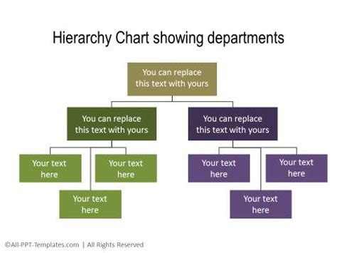 PowerPoint Hierarchy Templates