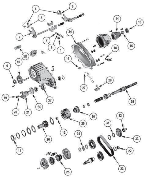 Np246 Transfer Case Parts Diagram