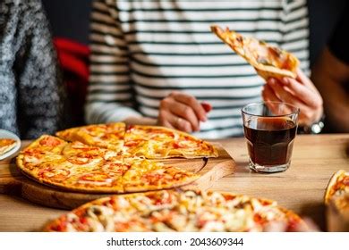 Group People Eating Pizza Stock Photo 2043609344 | Shutterstock