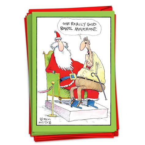 12 Funny Christmas Cards Boxed (1 Design, 12 Cards) - One Good BM ...