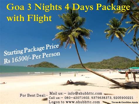 Book Goa Tour Packages - Avail best offers on Goa Holiday and Travel ...