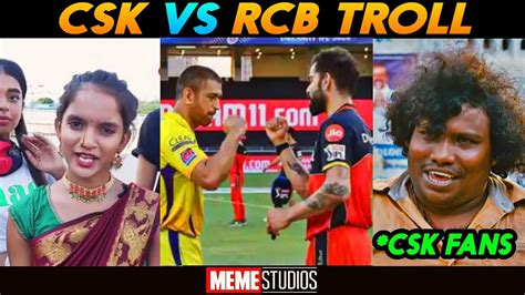 Rcb Vs Csk Funny Memes