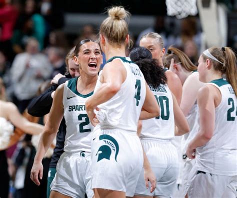 Michigan State women's basketball sets 3s record in rout of Rutgers