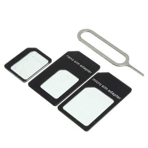 Noosy 4 in 1 Nano SIM Card Adapter with SIM Ejector Pin : Amazon.in ...