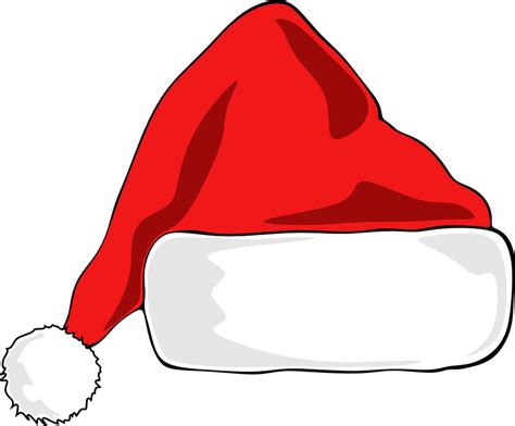 산타 모자 크리스마스 · Pixabay의 무료 벡터 그래픽