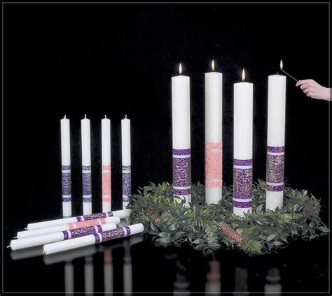 Pink Advent Candle | Blue Advent Candles | Beeswax Candles - St Jude Shop