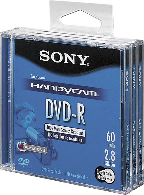 Best Buy: Sony DVD Recordable Media DVD-R 2.80 GB 3 Pack Jewel Case Blue/Black 3DMR30L2DS