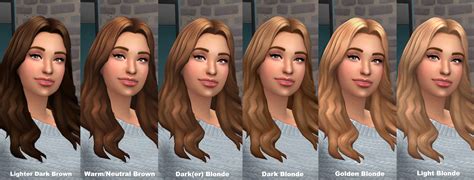 Sims 4 More Hair Color Swatches