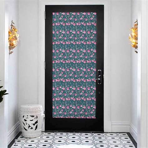 Privacy Decorative Window Stickers 23.6 x 47.2 inches Static Cling Window Sticker,Flamingos ...