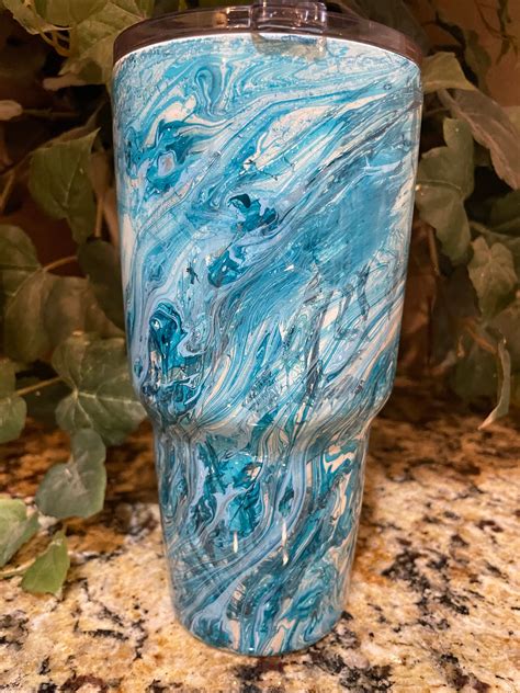 Hydrodip Marble Tumbler Cup Hydro Dip - Etsy