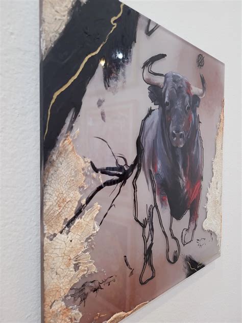 “The First Bull” Halls of Bulls Original Artwork – Art of Chuck Styles