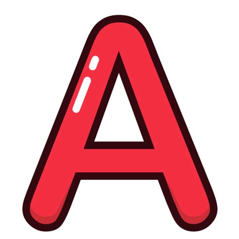 A, alphabet, letter, letters, red icon