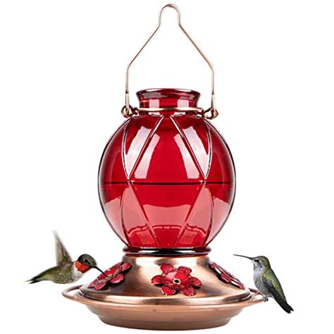 Best Red Glass Hummingbird Feeder