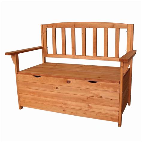 Wooden Bench With Storage Indoor - Shop Home Styles Arts and Crafts ...