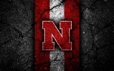 Download wallpapers Nebraska Cornhuskers, 4k, american football team ...