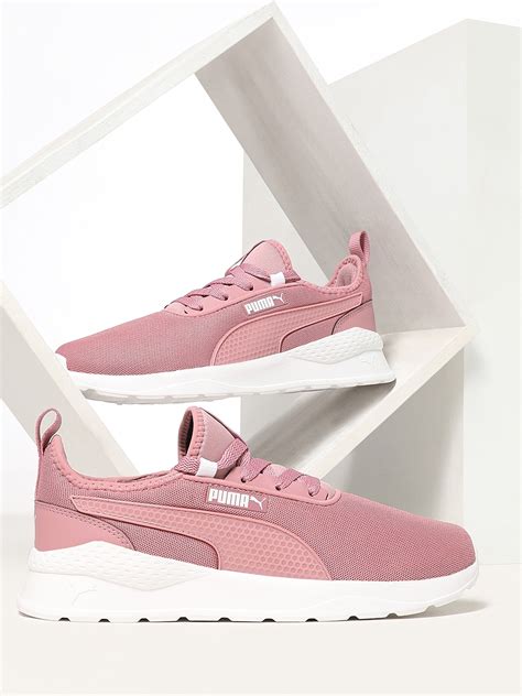 Buy Puma Women Pink Lace Up Textile Sneakers - Casual Shoes for Women ...