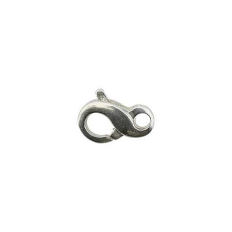 11.6mm Sterling Silver Infinity Lobster Claw Clasp - Santa Fe Jewelers ...