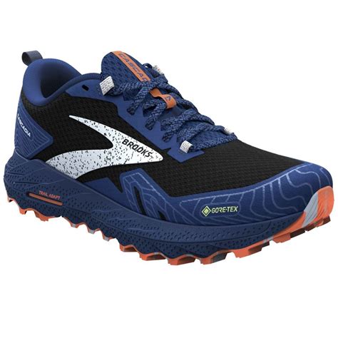 Brooks Cascadia 17 GTX Mens (Navy/Bittersweet/Peacoat) at ...