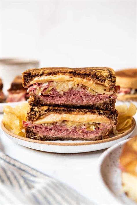 Classic Reuben Sandwich Recipe with Russian Dressing