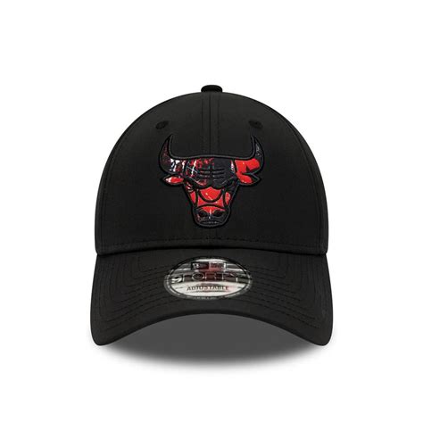 Chicago Bulls 9FORTY Print Infill Black Cap – NewEra