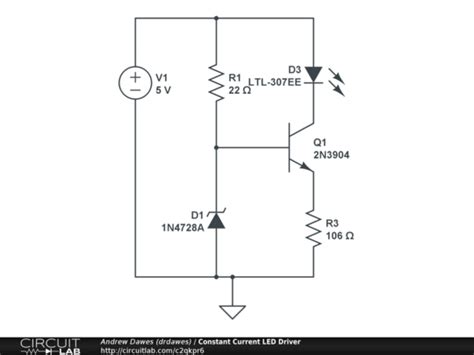 Constant Current LED Driver - CircuitLab