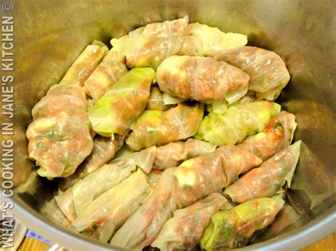 Lahano Dolmades : Cabbage Dolmades © | What's Cooking In Jane's Kitchen