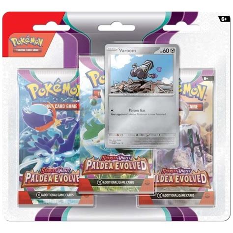 Pokemon Scarlet & Violet Paldea Evolved : One of Each Triple Pack Blister Bundle | eBay