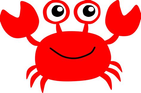 Clipart - Red Crab