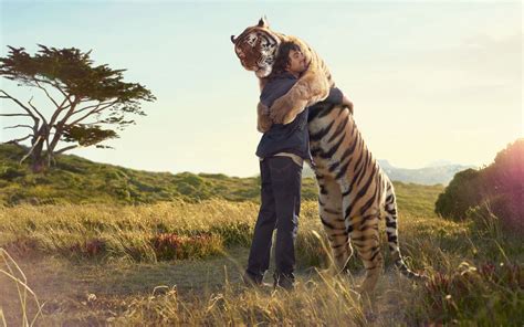 Tiger hugs a man. ♥ eCityLifestyle.com | Animal pictures, Animals, Cute animals