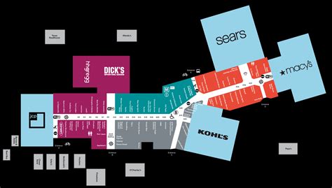 Directory Fayette Mall Map