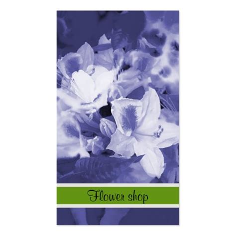 Flower shop business card | Zazzle