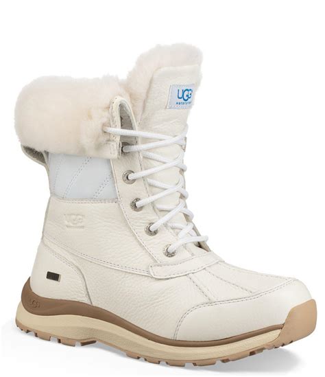 Lyst - UGG Adirondack Iii Quilted Winter Waterproof Boots in White