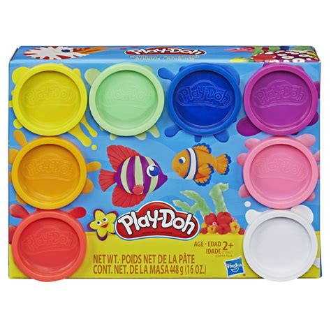 Play-Doh 8 Color Rainbow Pack of Play-Doh (16 Ounces Total) - Walmart.com - Walmart.com