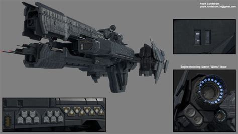 ArtStation - Paris-class frigate, Patrik Lundström | Starship concept ...