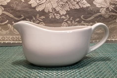 White Ceramic Gravy Boat Harvest Collection by Haven and Key - Etsy