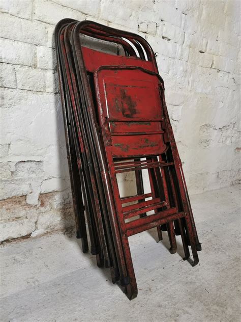 SOLD OUT: Vintage Cafe Chairs (DEEP RED) - Cambrewood