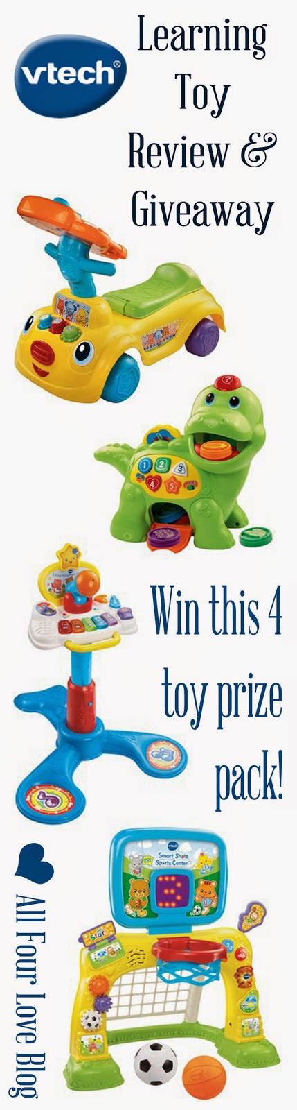All Four Love: VTech Learning Toys Review & Giveaway!