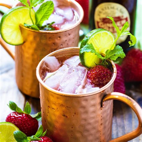 Strawberry Moscow Mule Recipe - Spicy Southern Kitchen