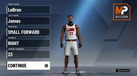 Lebron James build on NBA 2k20 - YouTube