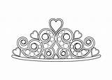 Princess Crown Printable Coloring Pages sketch template