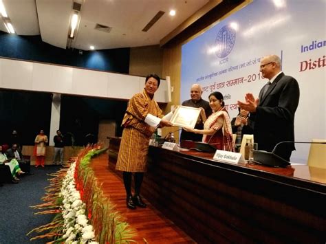 Sushma Swaraj at ICCR Distinguished Alumni Awards