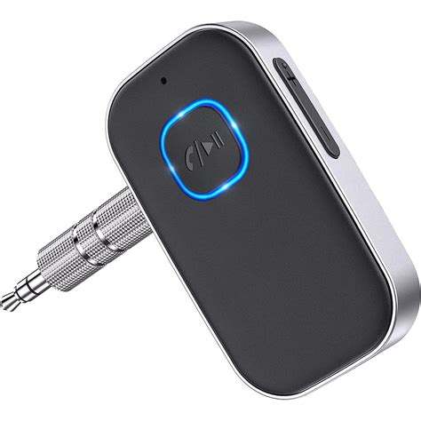 [2021 Upgraded] Bluetooth 5.0 Receiver for Car, Noise Cancelling Bluetooth AUX Adapter ...