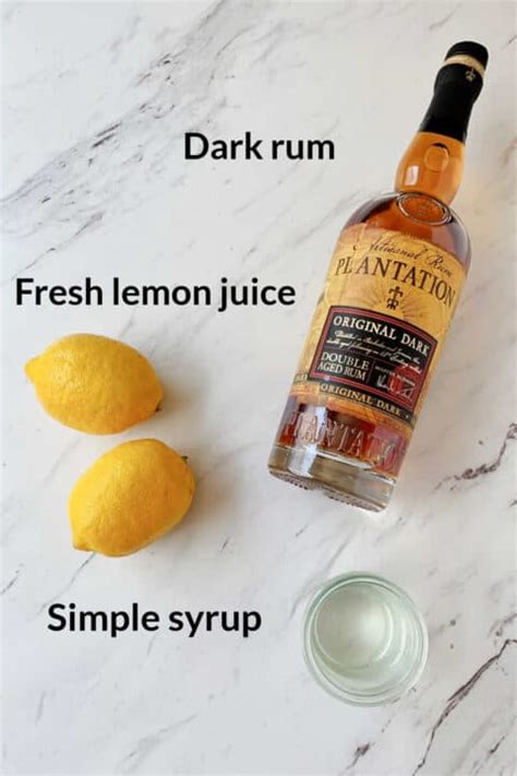 Rum Sour Cocktail Recipe - A Communal Table