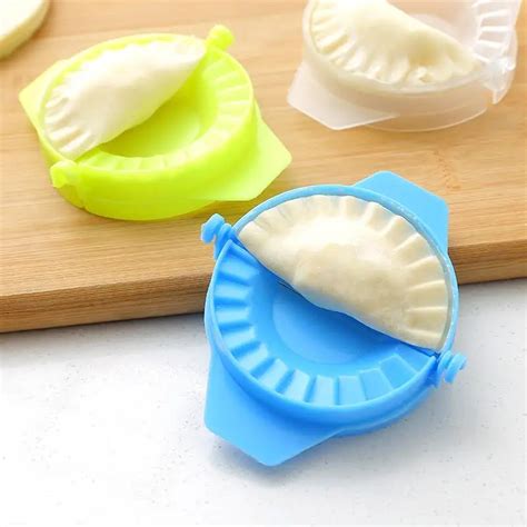 3 Piece Dumpling Machine Plastic Creative Manual Pack Dumpling Maker Practical Kitchen Cooking ...