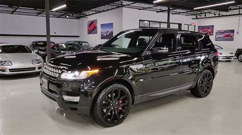 2015 Land Rover Range Rover Sport Supercharged! Black on Black! Startup ...