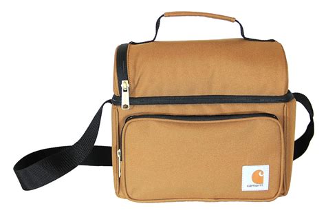 Carhartt Deluxe Dual Compartment Insulated Lunch Cooler Bag, Carhartt Brown | eBay